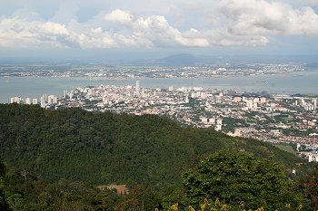 Penang Hill and George Town