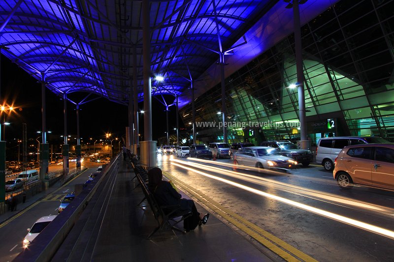 Penang International Airport at dusk