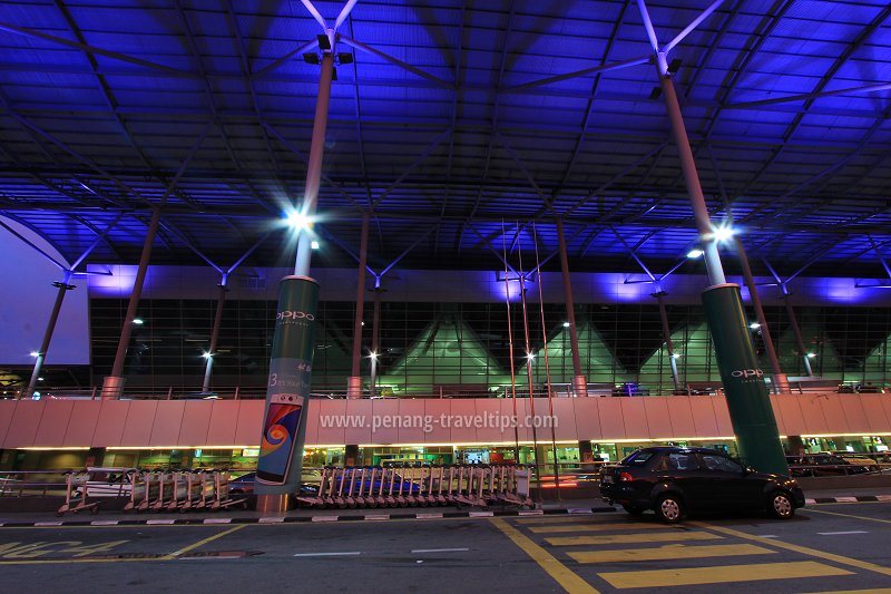 Penang International Airport at dusk