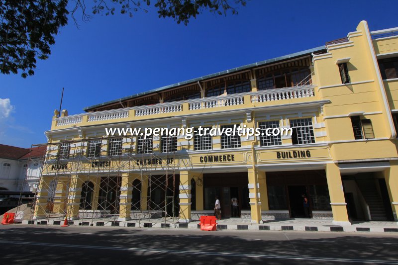 Penang Street wing of the Chinese Chamber of Commerce building