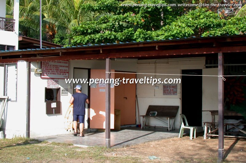 Penang Water Sports Centre, equipment shed