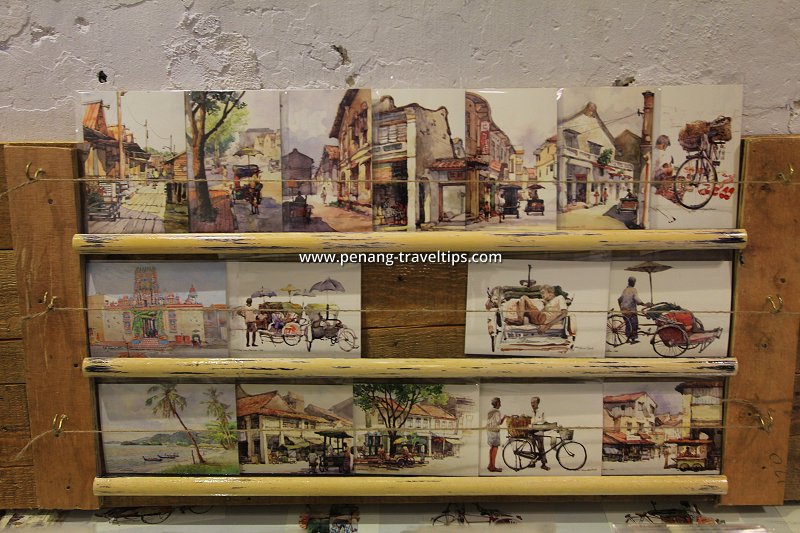 Thomas Ngo's Penang Watercolour Postcards