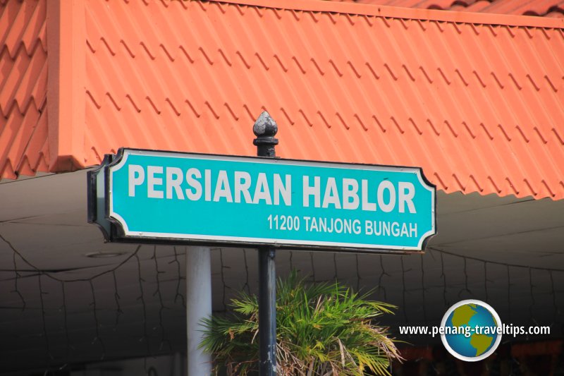 Persiaran Hablor road sign