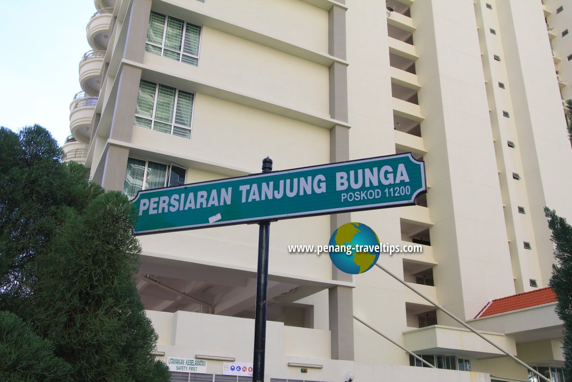 Persiaran Tanjung Bungah road sign