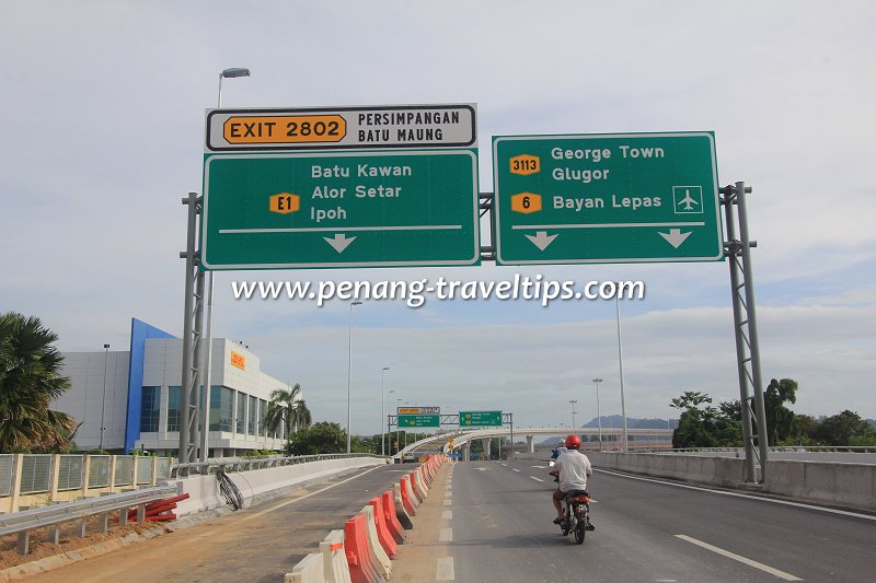 Persimpangan Batu Maung, Second Penang Bridge