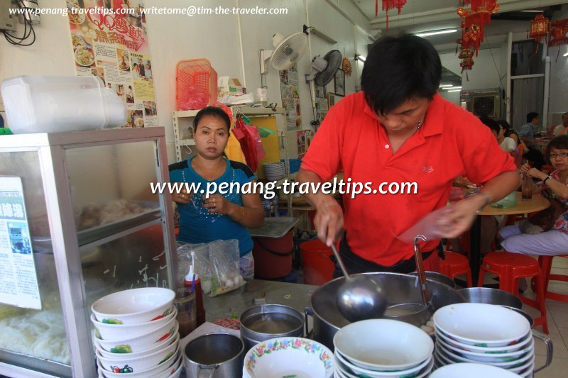 The Pitt Street Koay Teow Thng stall