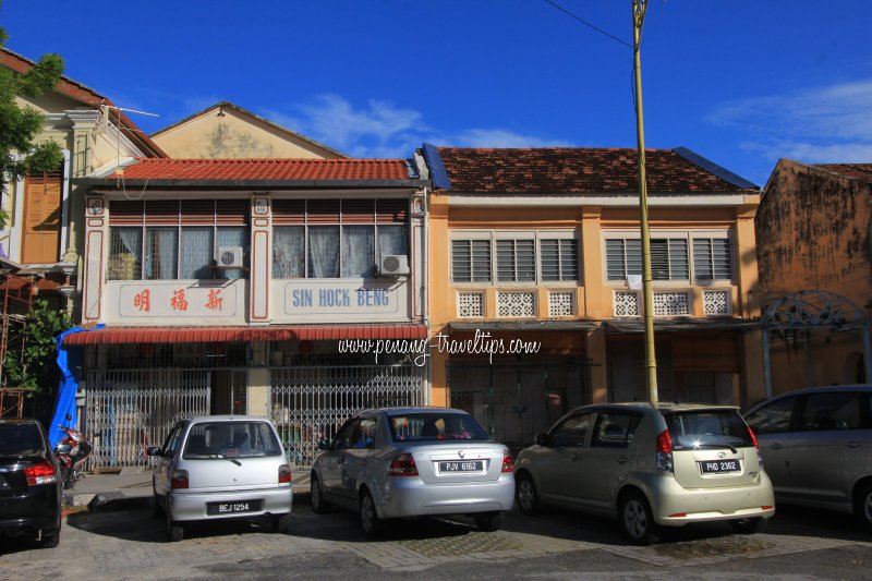 Rumah kedai di Jalan Masjid Kapitan Keling
