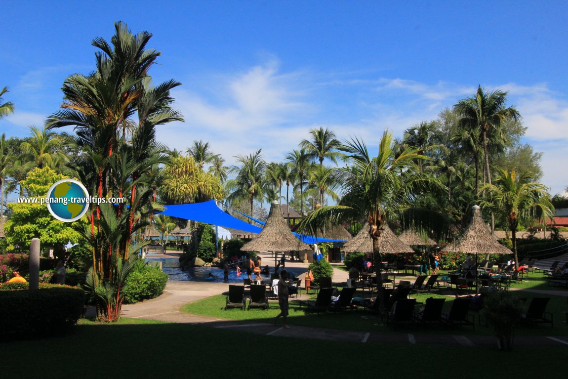 Pool area at Golden Sands Resort