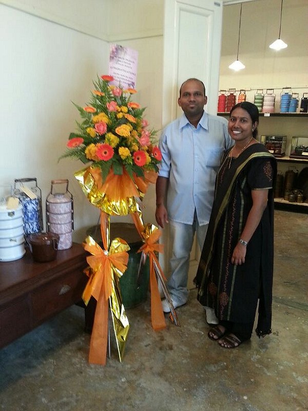 Prakash Jakathesan and wife, Punita Mutiah