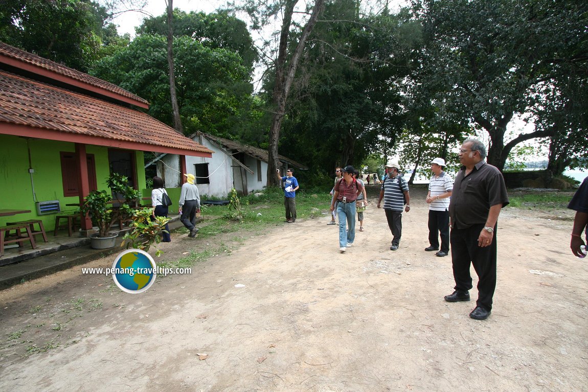 Exploring the abandoned servant quarters of the prison in Pulau Jerejak, with Penang Deputy Chief Minister