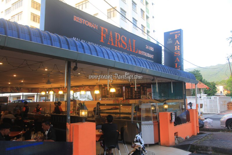 Restoran Farsal, Jalan Utama