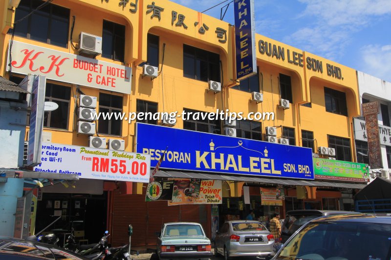 Restoran Khaleel, Chulia Street