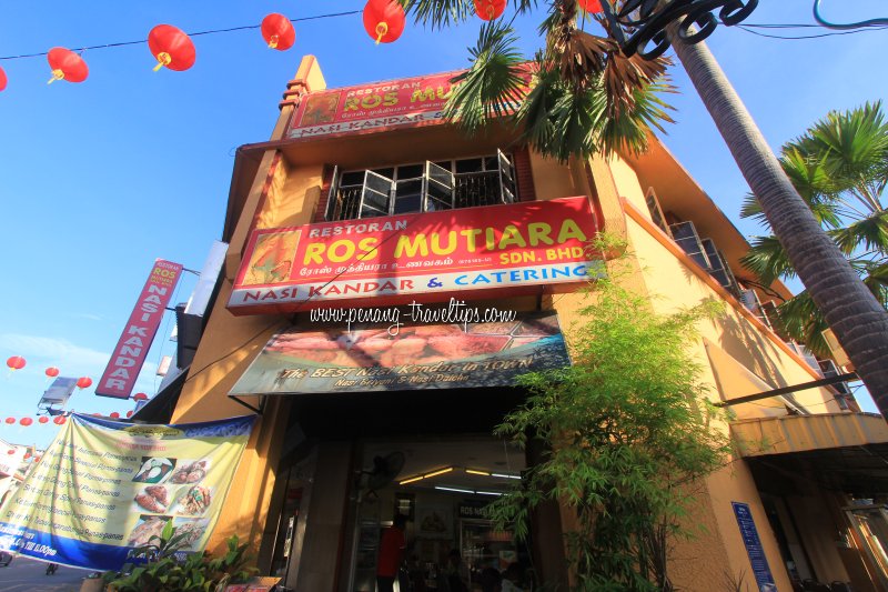 Restoran Ros Mutiara, Chulia Street
