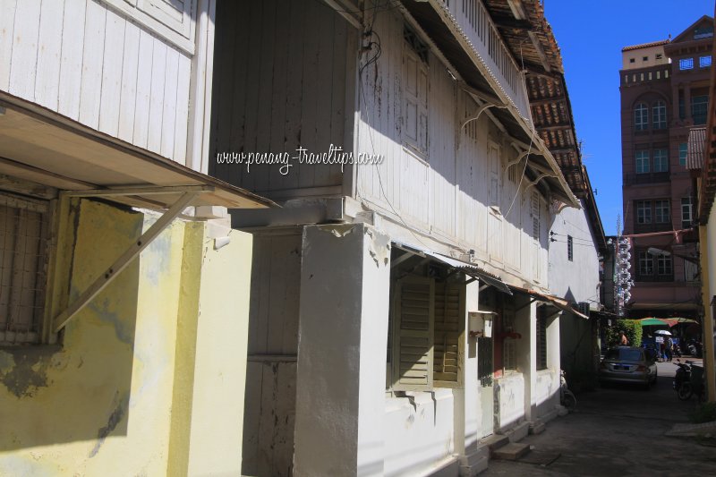 Rural houses, as viewed towards Burmah Road