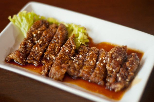 Beef teriyaki, Sakana Sushi Bar