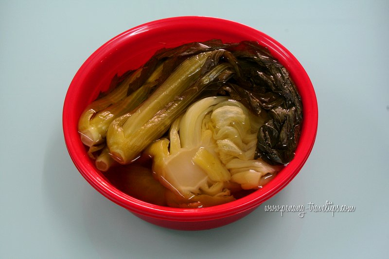 Salted vegetable (kiam chye)