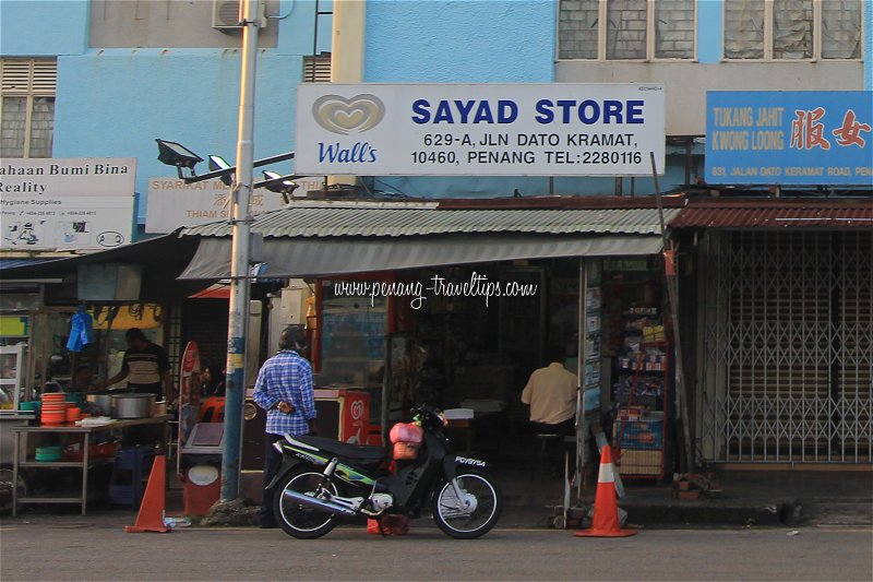 Sayad Store, Dato Kramat, Penang