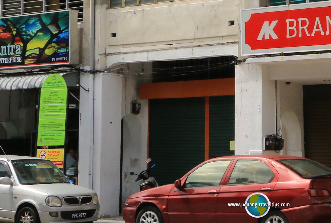 The shophouse where Sin Nam Huat Beach Street Used to be