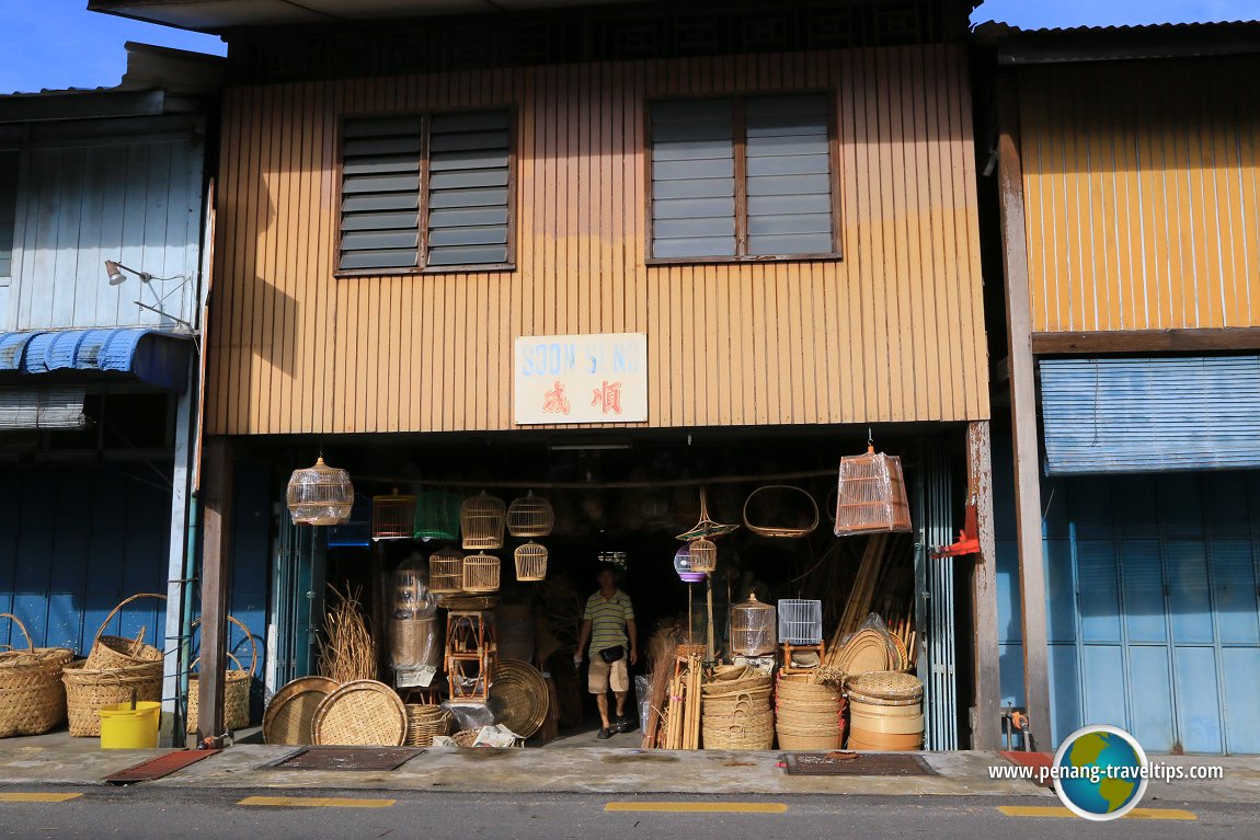 Soon Seng, a rattan shop along Jalan Arumugam Pillai