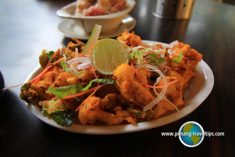 Crispy cauliflower, Sri Ananda Bahwan Macalister