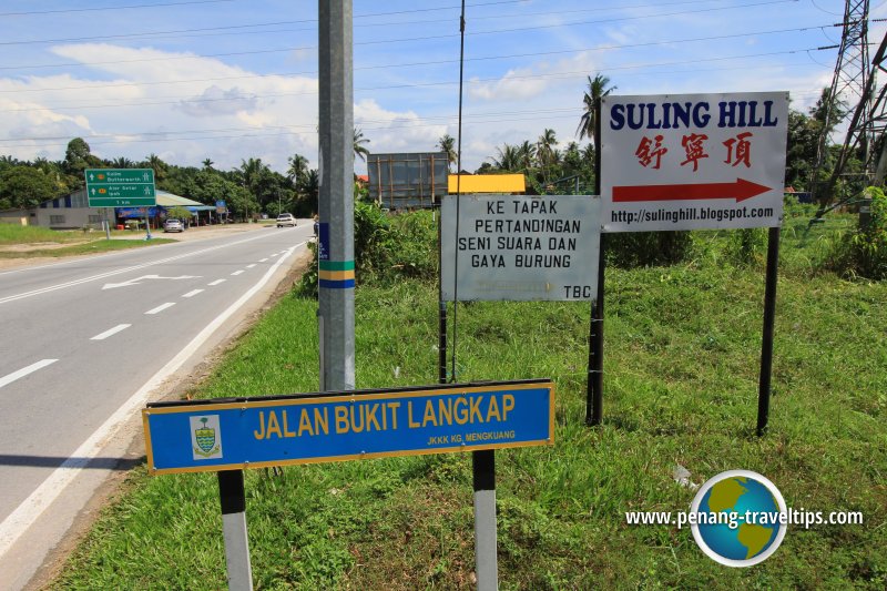 Suling Hill signboards
