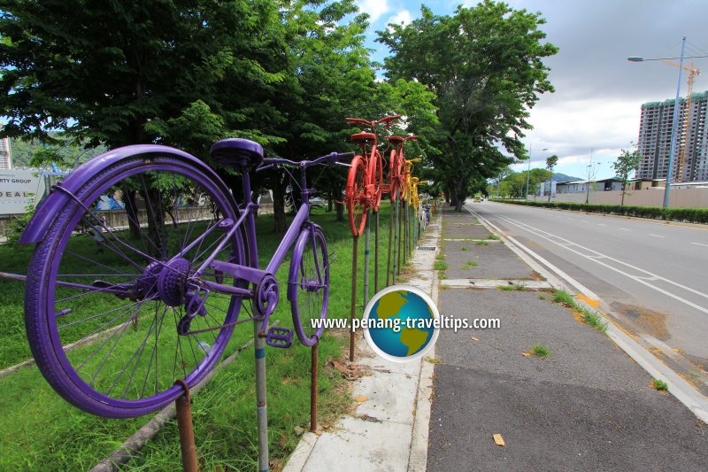 Sungai Ara Bicycles Sculpture