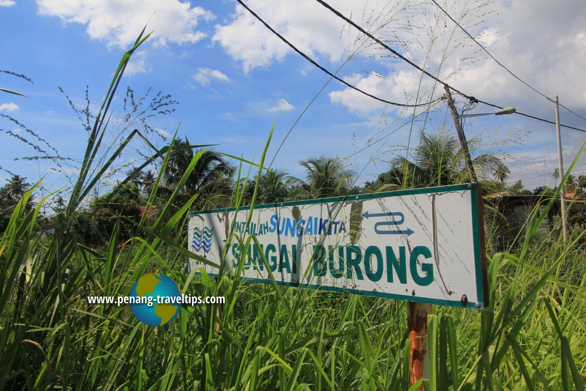 Sungai Burong sign