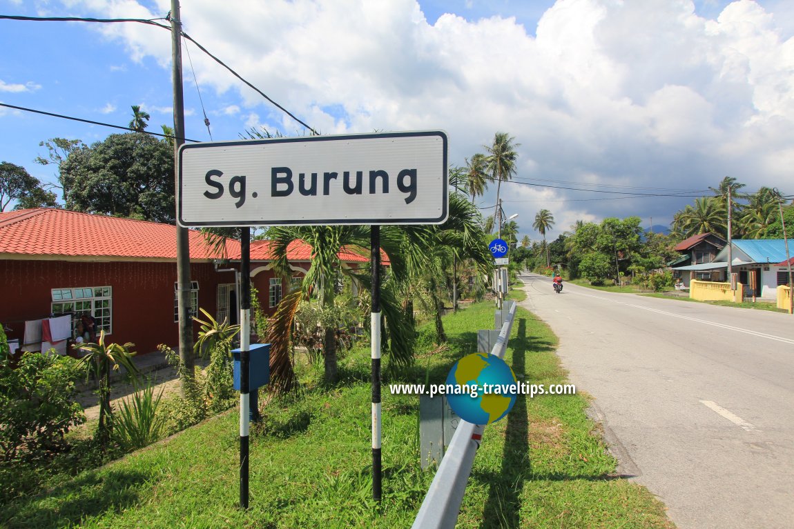Sungai Burong sign