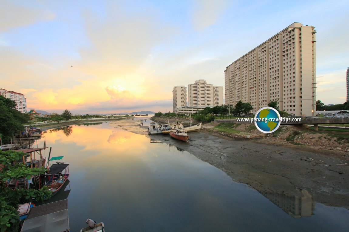 Sungai Pinang at sunset