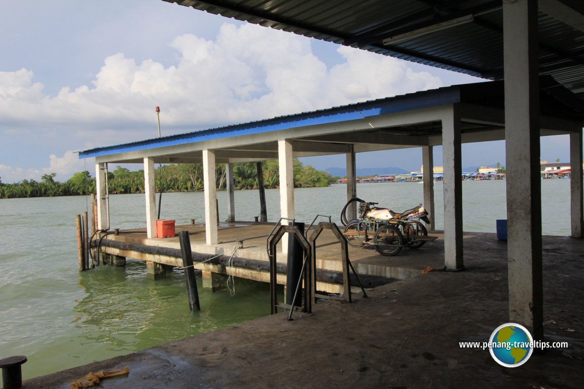 Fishermen pier at Sungai Udang