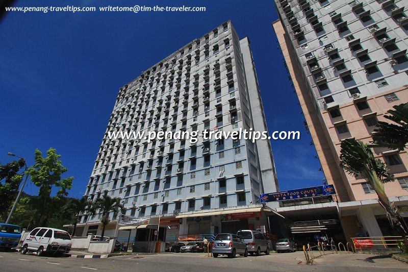 One of the blocks at One of the blocks at Taman Alor Vista, Relau