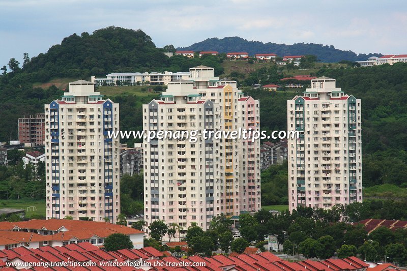 Taman Sri Bayan, as seen from Setia Pearl Island Country Club