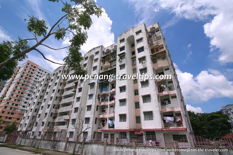 Block 88D of Taman Sri Relau Apartment, in Relau, Penang