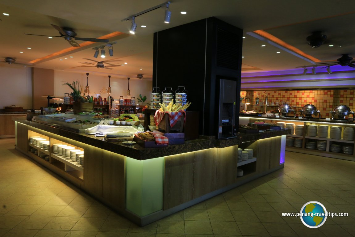 One of the food islands at Tamarind Brasserie