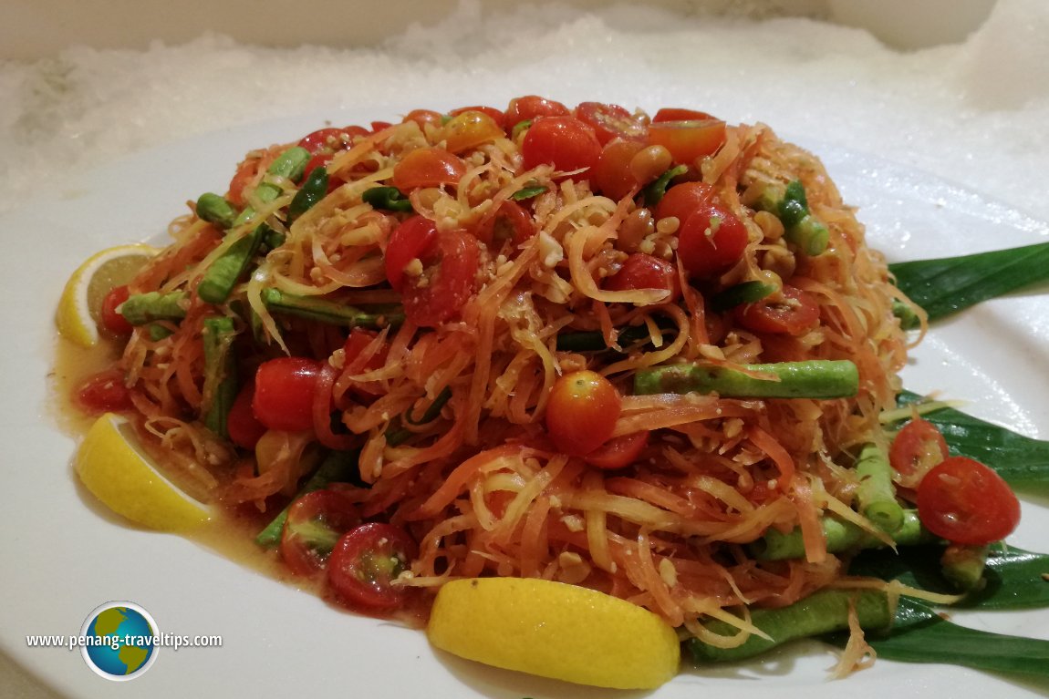 Papaya salad, Tamarind Brasserie