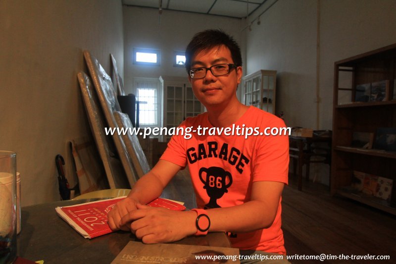 Tang Yeok Khang, one of the three artists in the 101 Lost Kittens project
