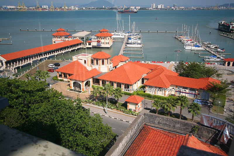 View of Tanjung City Marina from the View of Tanjung City Marina from the Malayan Railway Clocktower