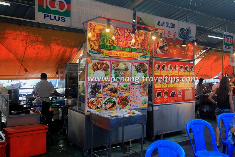 Teluk Kumbar Mee Udang stall at Pisa Corner