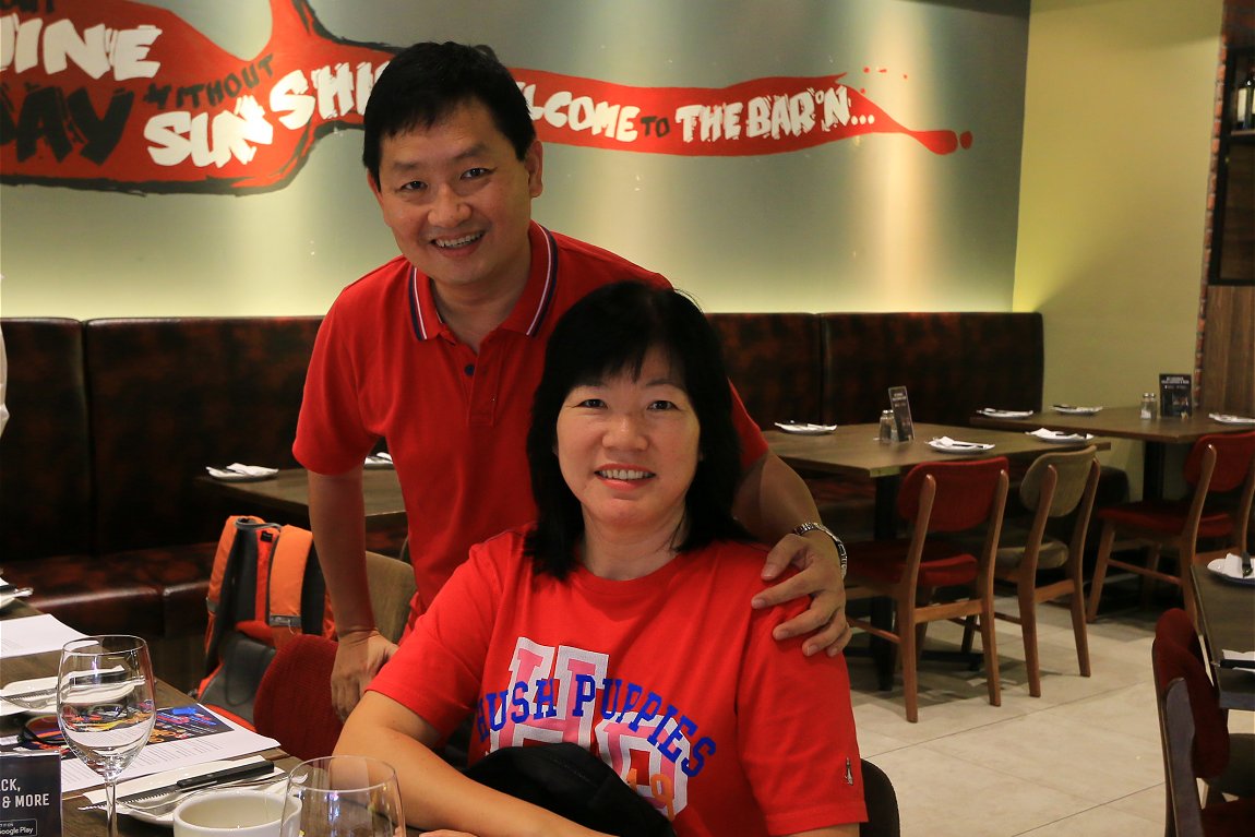 Timothy Tye and Goh Chooi Yoke at The BAR°N