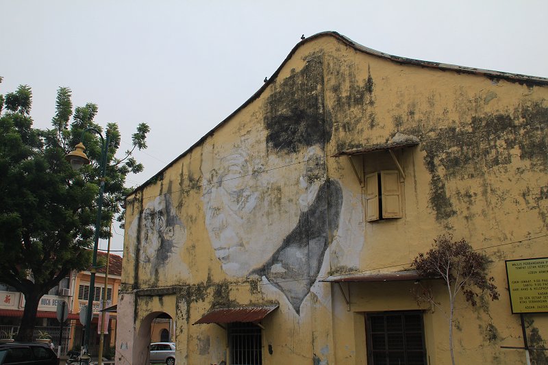 This Old Man Mural, Armenian Street, George Town, Penang