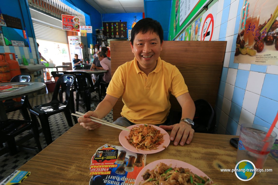 Tim at Tiger Char Koay Teow, Carnarvon Street