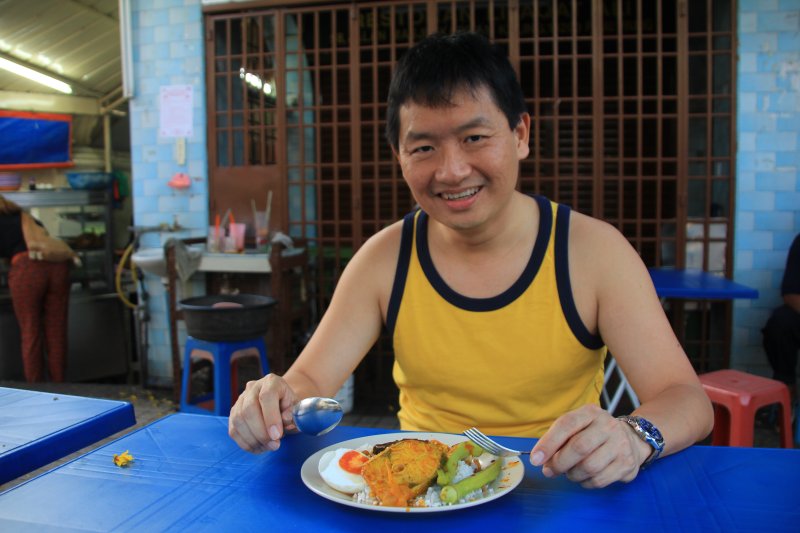 Timothy Tye at Beratur Nasi Kandar