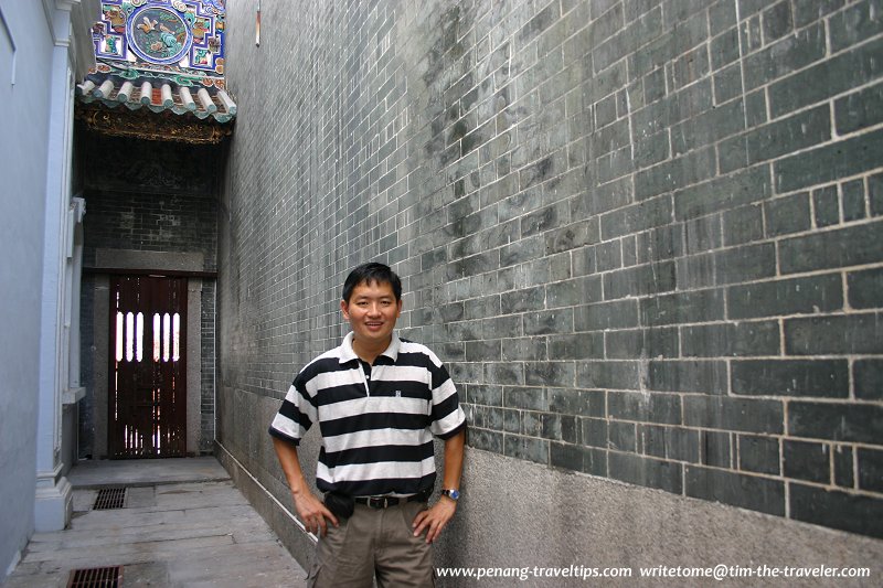 Tim at the Chung Keng Kwee Ancestral Temple