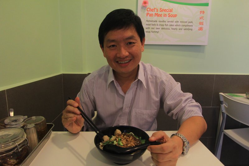 Timothy Tye at Face to Face Noodle House