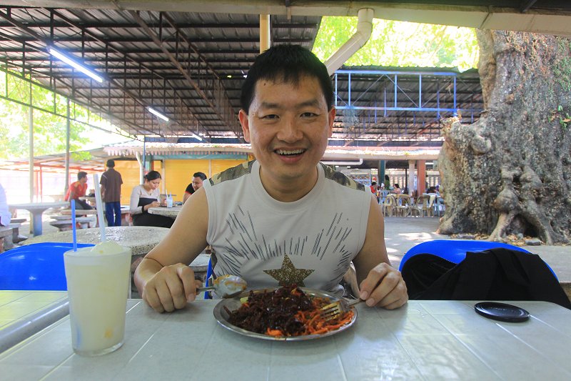 Tim at Fort Cornwallis Food Court