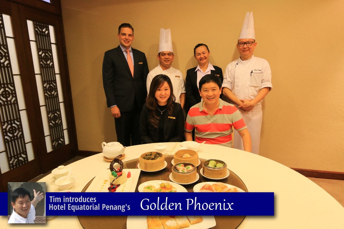 Tim introduces Golden Phoenix, Hotel Equatorial Penang