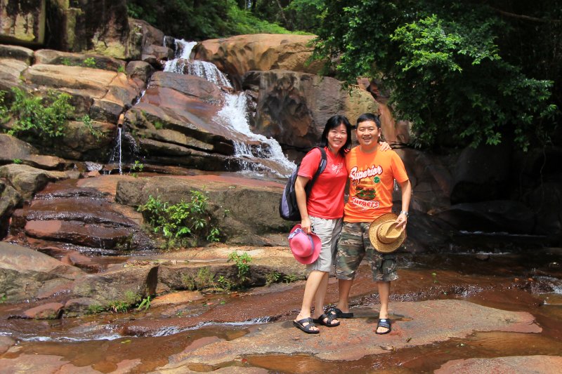 Timothy Tye at Chin Farm Waterfall