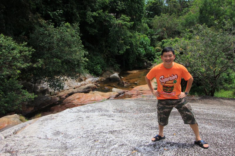 Timothy Tye at Chin Farm Waterfall