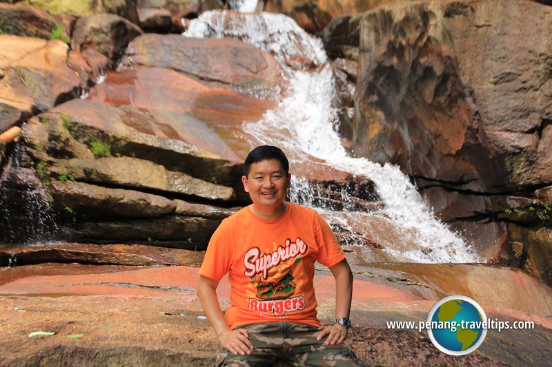 Timothy Tye at Chin Farm Waterfall