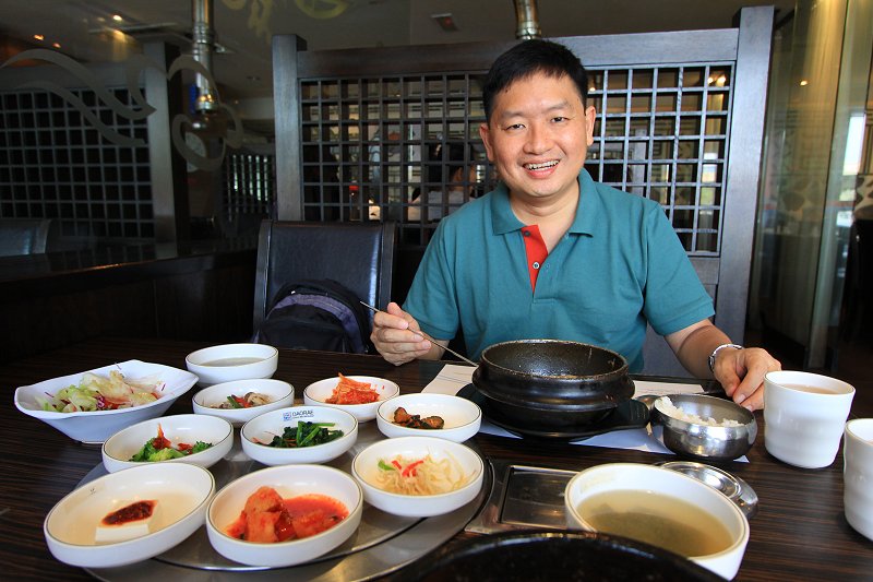 Timothy Tye at Daorae Korean BBQ Restaurant